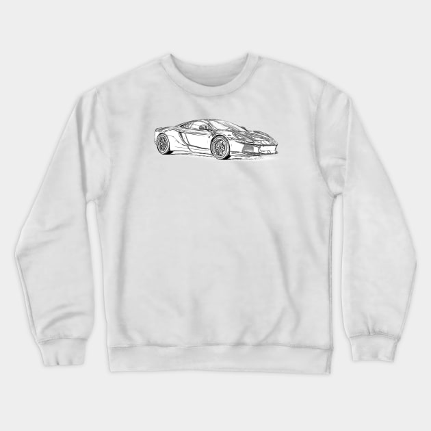 ACS Wireframe Crewneck Sweatshirt by Auto-Prints